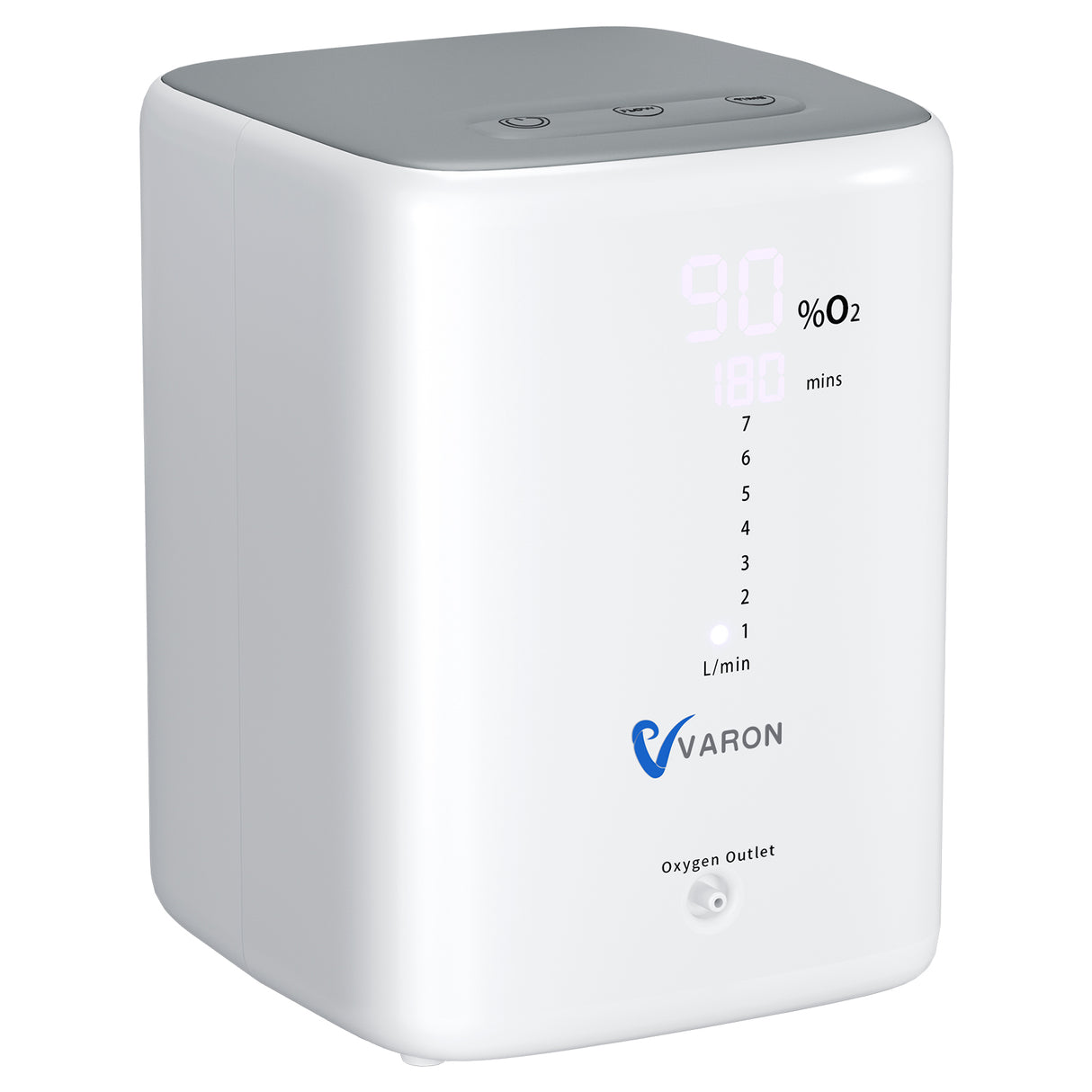 Concentrador de oxígeno doméstico VARON VH-3 | Terapia cómoda de 1-7 niveles (ajustable)