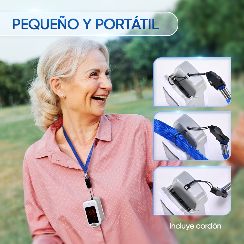 Oxímetro de pulso Varon incluye cordón
