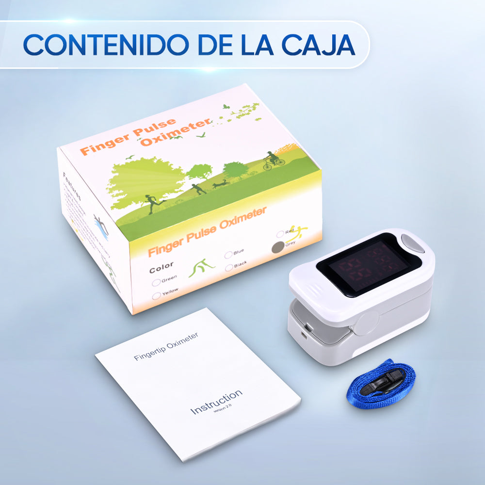 Instrucciones del oxímetro de pulso Varon