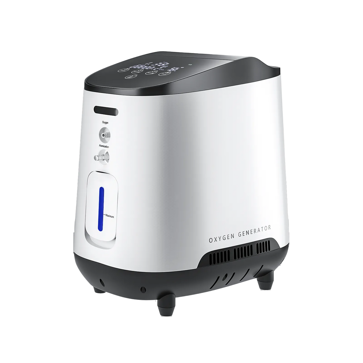 Concentrador de oxígeno continuo doméstico VARON VH-2, control inteligente y bajo nivel de ruido