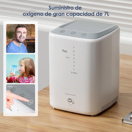 Los accesorios del concentrador de oxígeno doméstico VARON VH-3 incluyen tubo de succión nasal