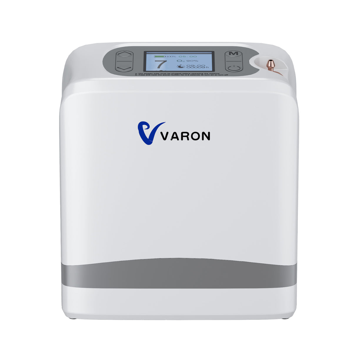 VARON VP-8 Lite | Concentrador de oxígeno de flujo pulsado ligero de 2 kg (7 niveles de flujo)