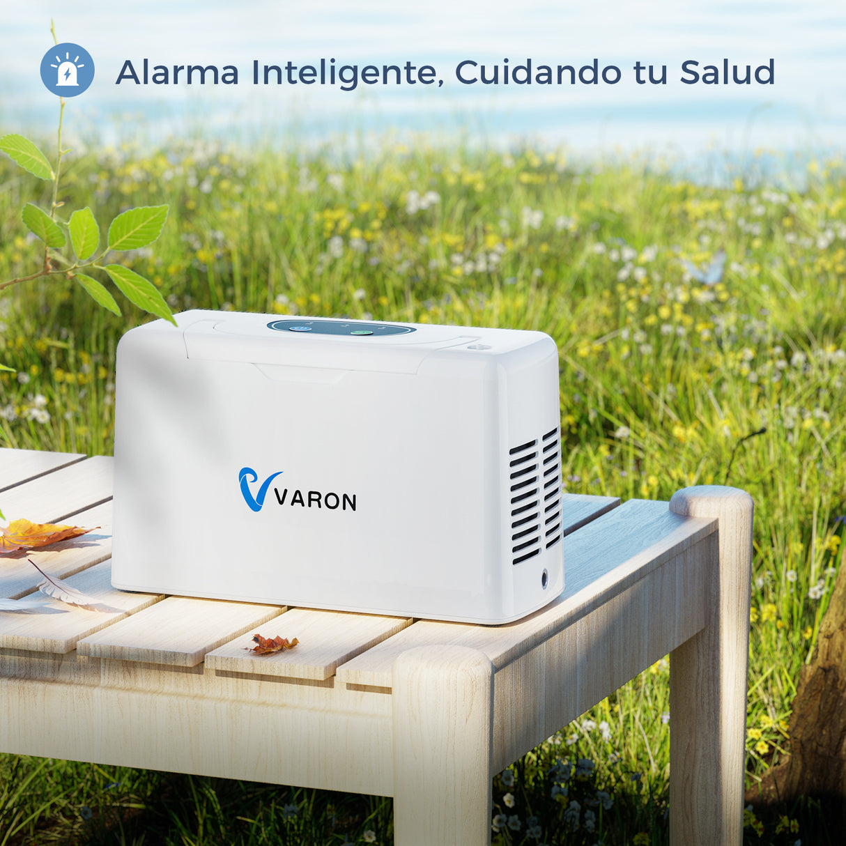 Concentrador de oxígeno VARON VL-2 Light Series, silencioso y confiable