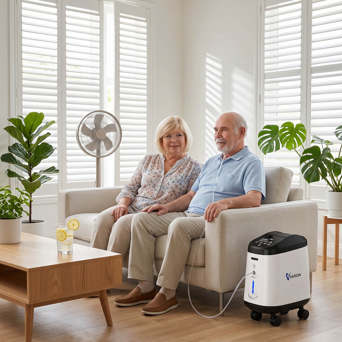 VARON VH-2 PRO | Concentrador de oxígeno doméstico de 1-9 niveles, funcionamiento 24 h