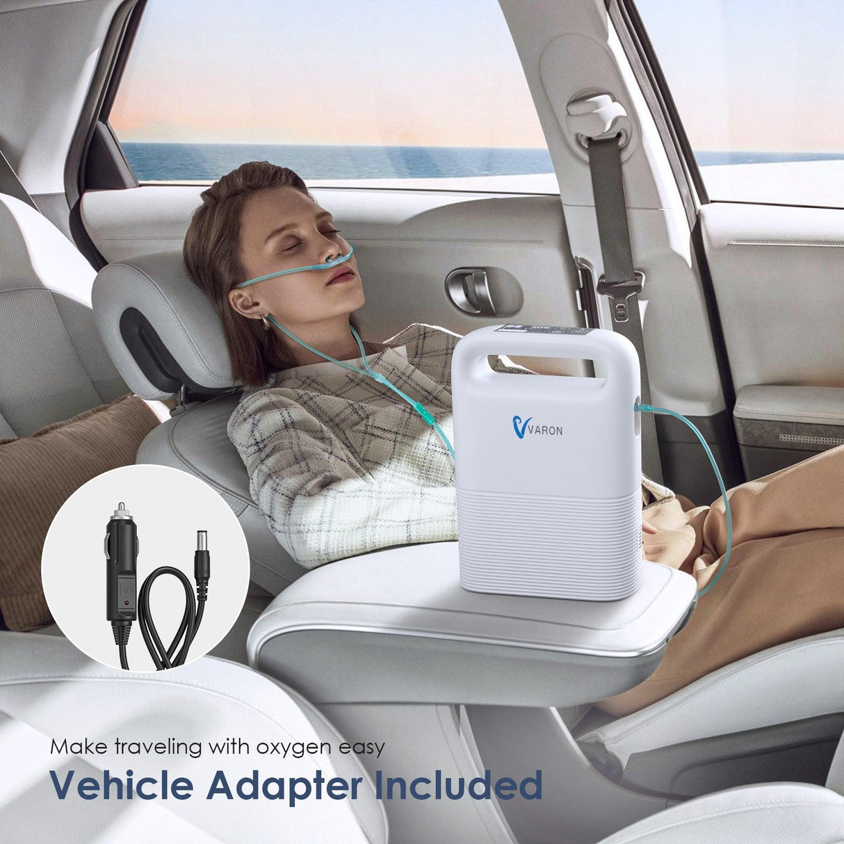 VP-2 admite cargador de automóvil, adecuado para viajes y uso al aire libre.