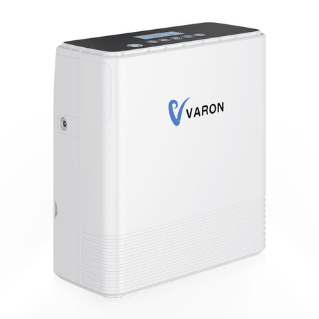 Concentrador de oxígeno continuo portátil VARON VP-6, alto flujo para uso en exteriores