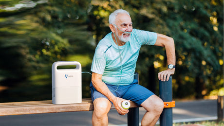 VP-2 de VARON: El concentrador de oxígeno portátil ideal para hombres activos