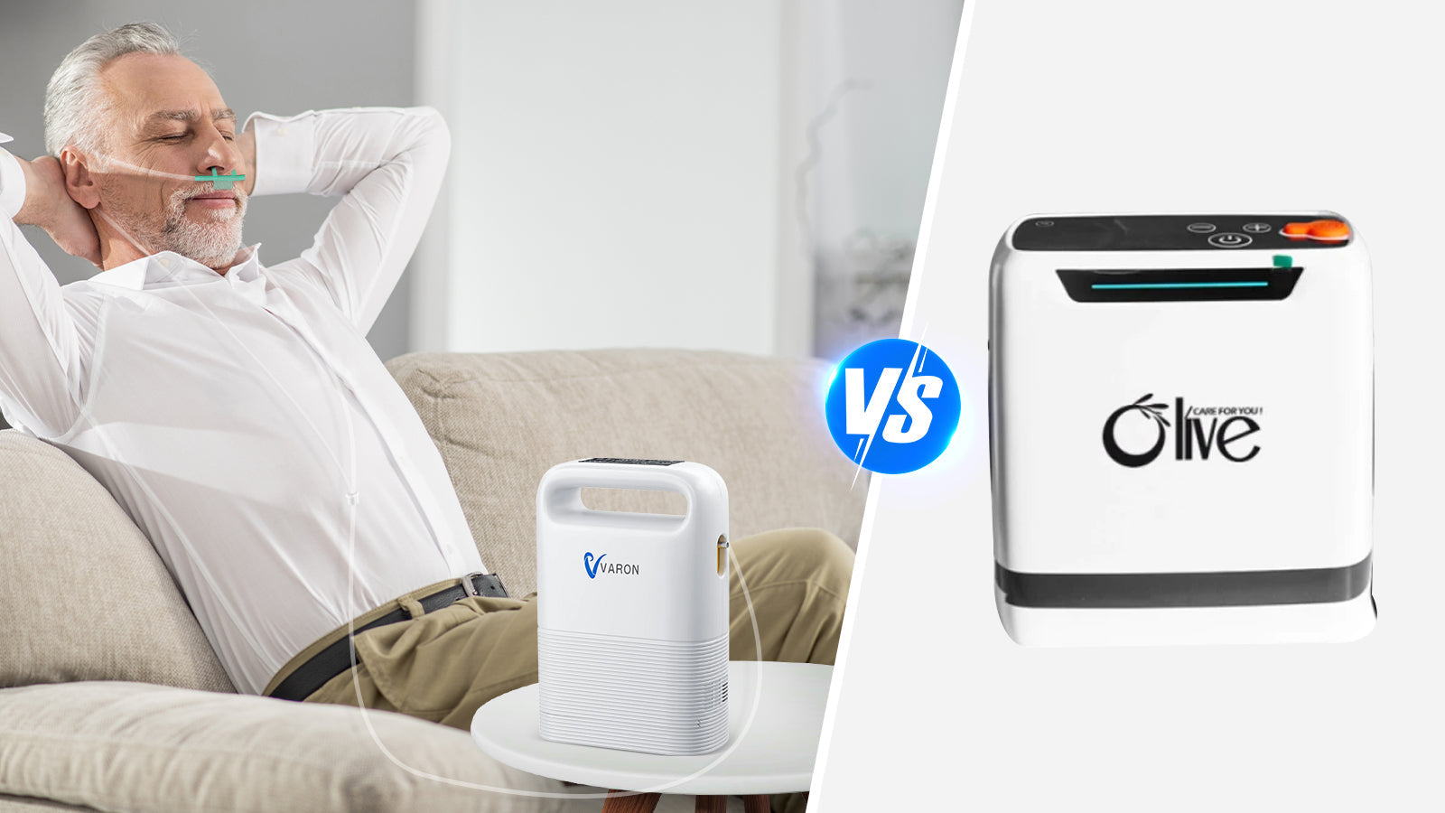 VARON VP-2 vs OLV-POC5: ¿Cuál es el mejor concentrador de oxígeno portátil de 5 litros para ti?
