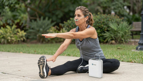 Ejercicio al aire libre en marzo: Beneficios y precauciones con oxigenoterapia