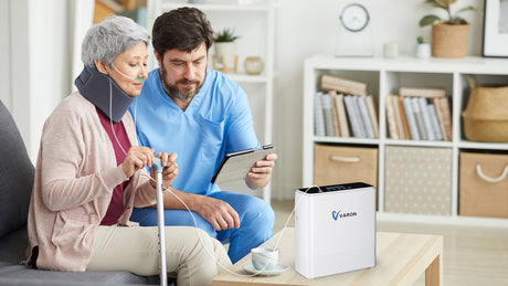 VARON NT-06: Oxígeno Portátil y Flujo Continuo para una Vida Más Activa