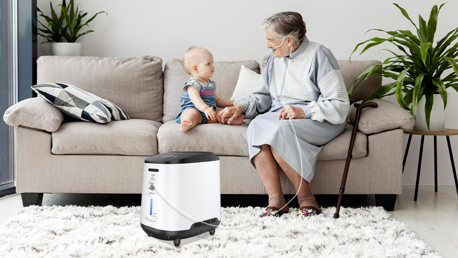 Cómo limpiar y reemplazar la cánula nasal con el concentrador de oxígeno de flujo continuo VARON VH-2