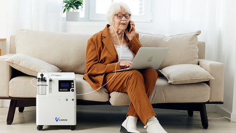 Cómo mejorar la calidad del aire en casa con el Concentrador de oxígeno Serene 5 VARON