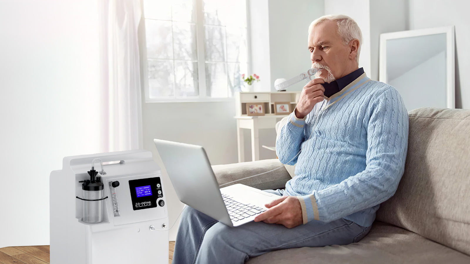 Terapia de Oxígeno con Flujo Continuo: Guía y Beneficios con VARON Serene 5L