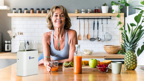 VARON VP-6: Potencia y Libertad con un Concentrador Portátil de 6 Litros