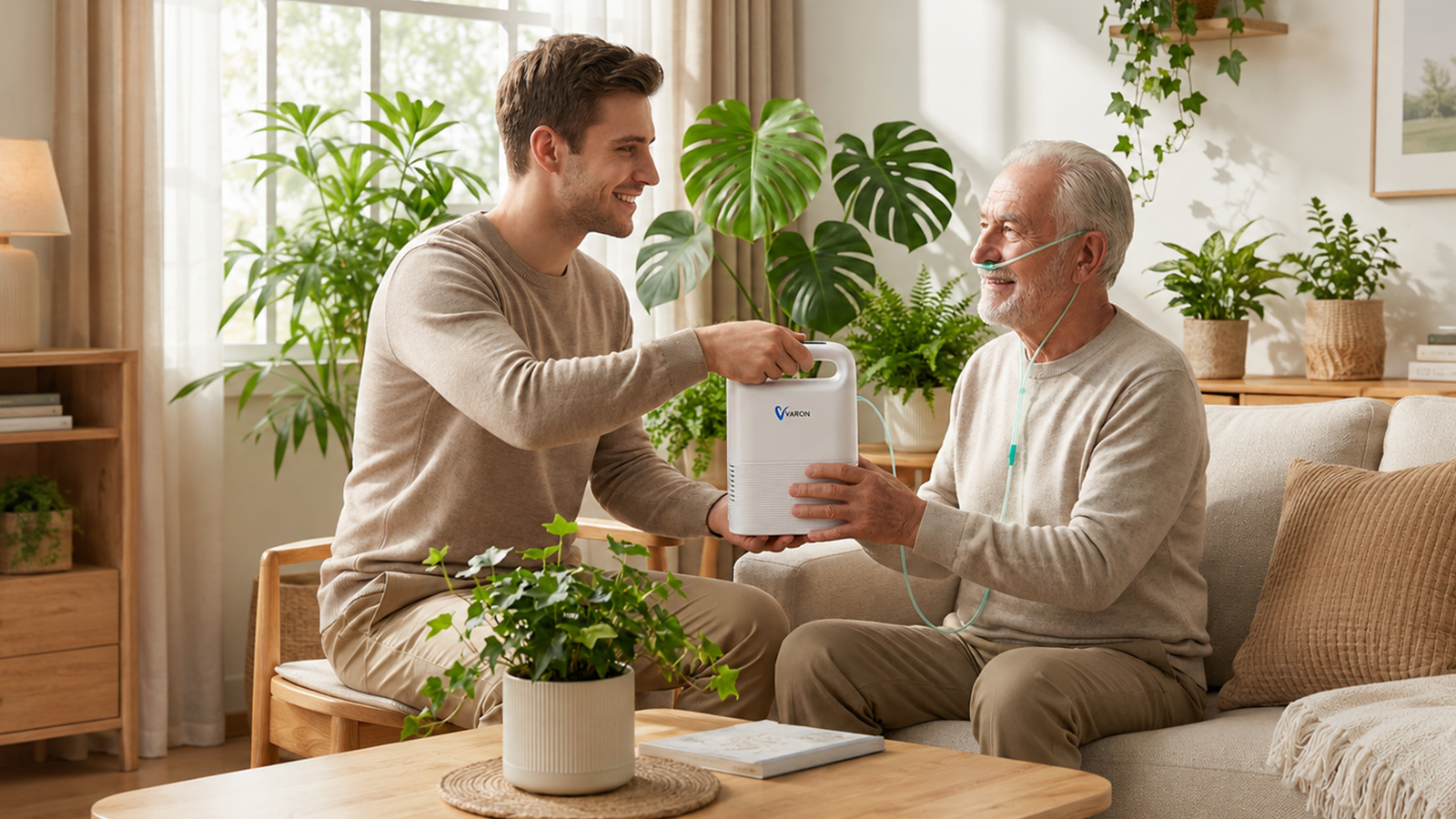 Comprar VARON antes de lluvias con máquina de oxígeno portátil y para casa
