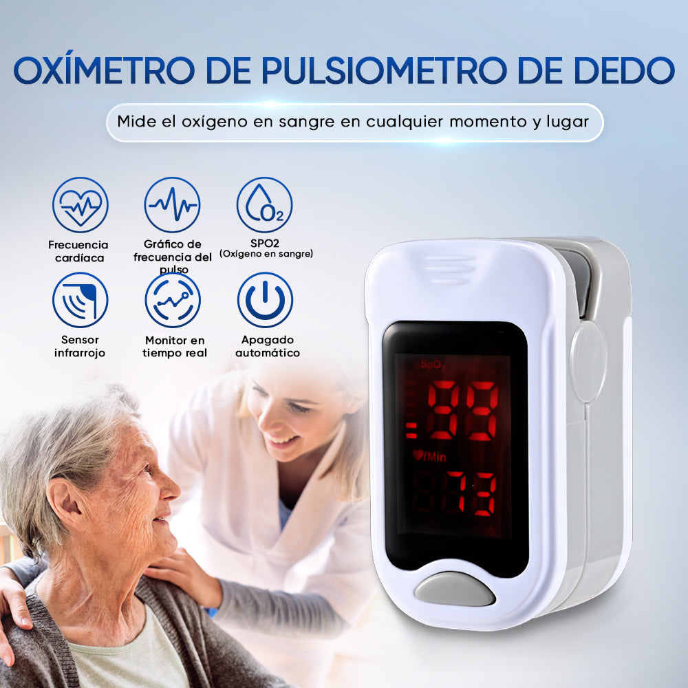 Oxímetro de pulso Varon para personas mayores