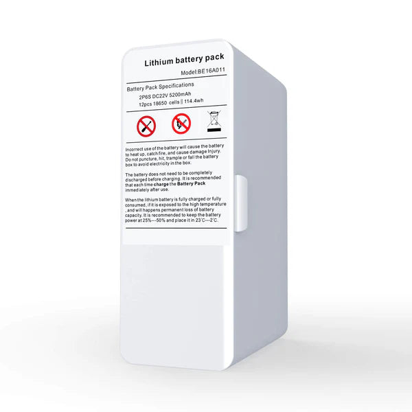 Accesorios para concentrador de oxígeno con batería de iones de litio reemplazable de 24 V VP-6