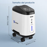 VARON VH-2 PRO | Concentrador de oxígeno doméstico de 1-9 niveles, funcionamiento 24 h