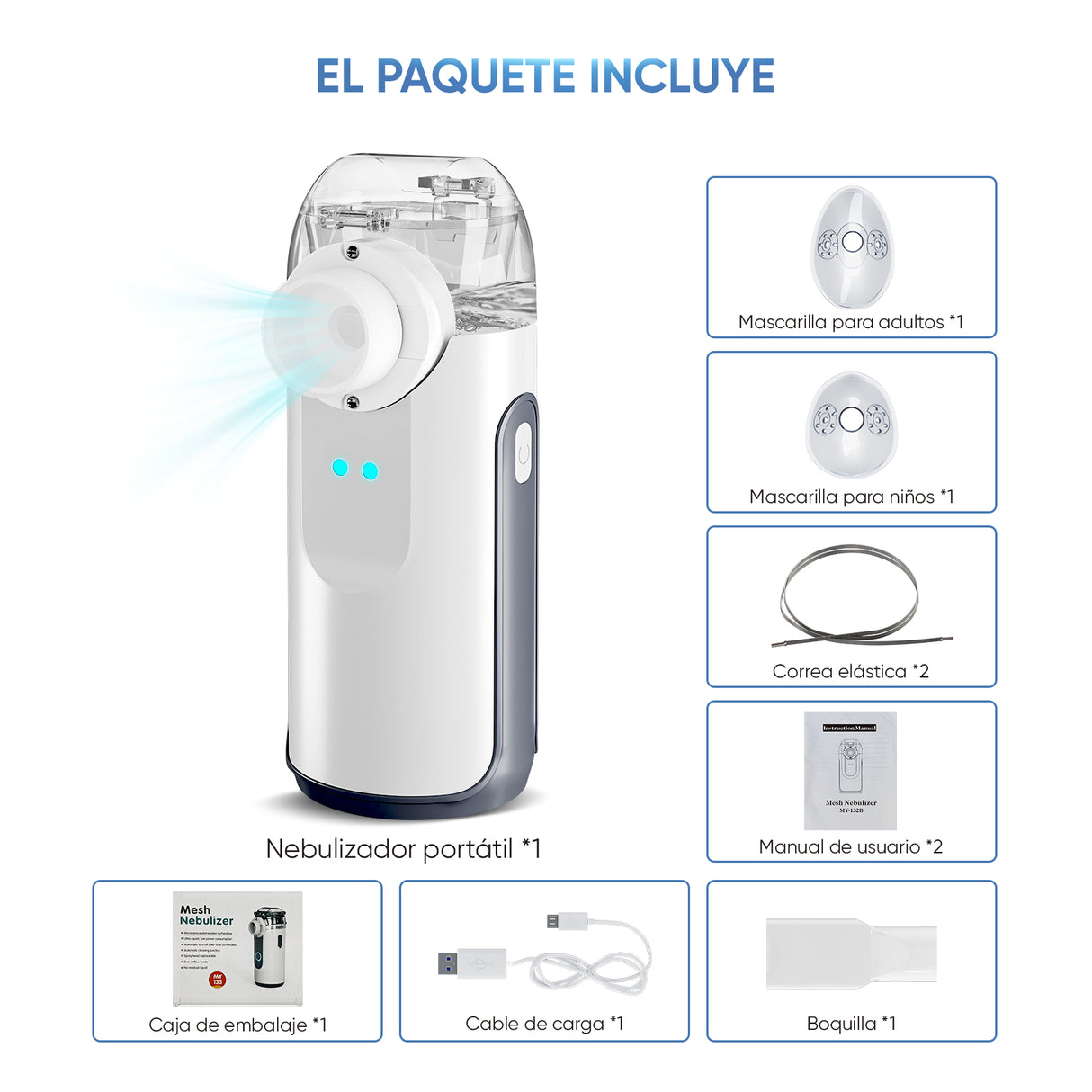 Nebulizador portátil VARON MY-132B