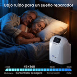 Concentrador de oxígeno doméstico VARON VH-4 | Terapia confortable de 1-9 niveles (ajustable)
