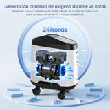 VARON VH-2 PRO | Concentrador de oxígeno doméstico de 1-9 niveles, funcionamiento 24 h