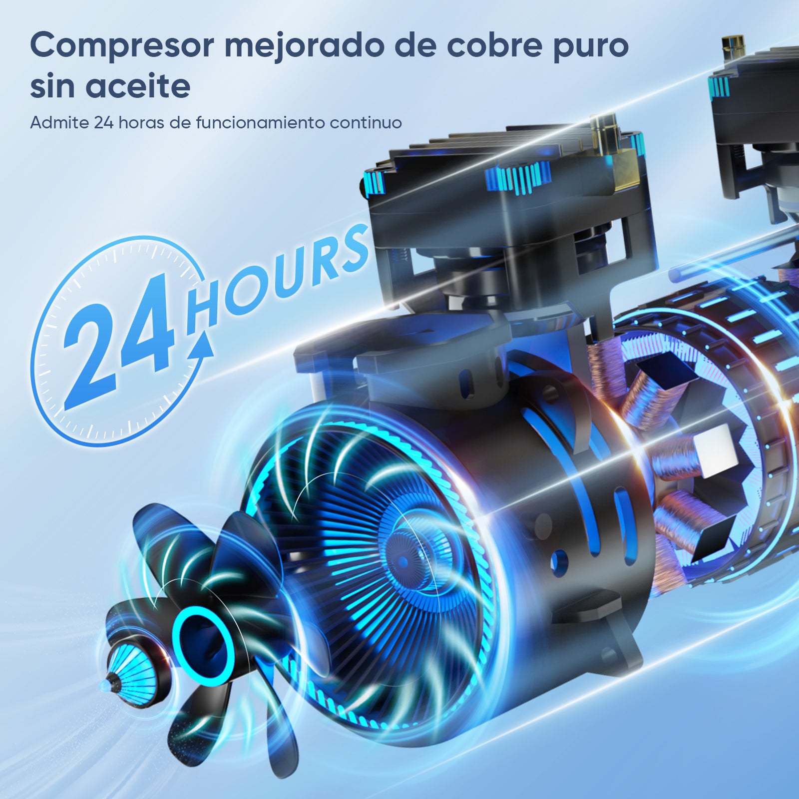Funcionamiento continuo de 24 horas del concentrador de oxígeno doméstico VARON VH-3 para uso prolongado