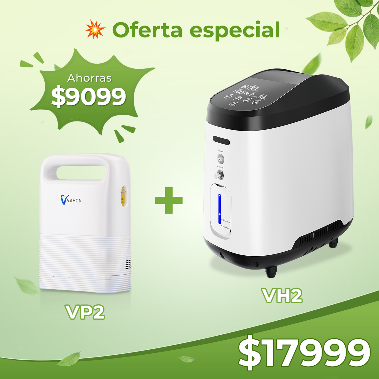 El Dúo Definitivo: VH-2 + VP-2  | Tu bienestar respiratorio sin límites