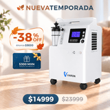 VARON SERENE 5 | Certificación FDA y CE | Concentrador de oxígeno médico | 0,5–5 L/min | Funcionamiento 7×24 h
