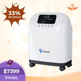 Concentrador de oxígeno doméstico VARON VH-4 | Terapia confortable de 1-9 niveles (ajustable)