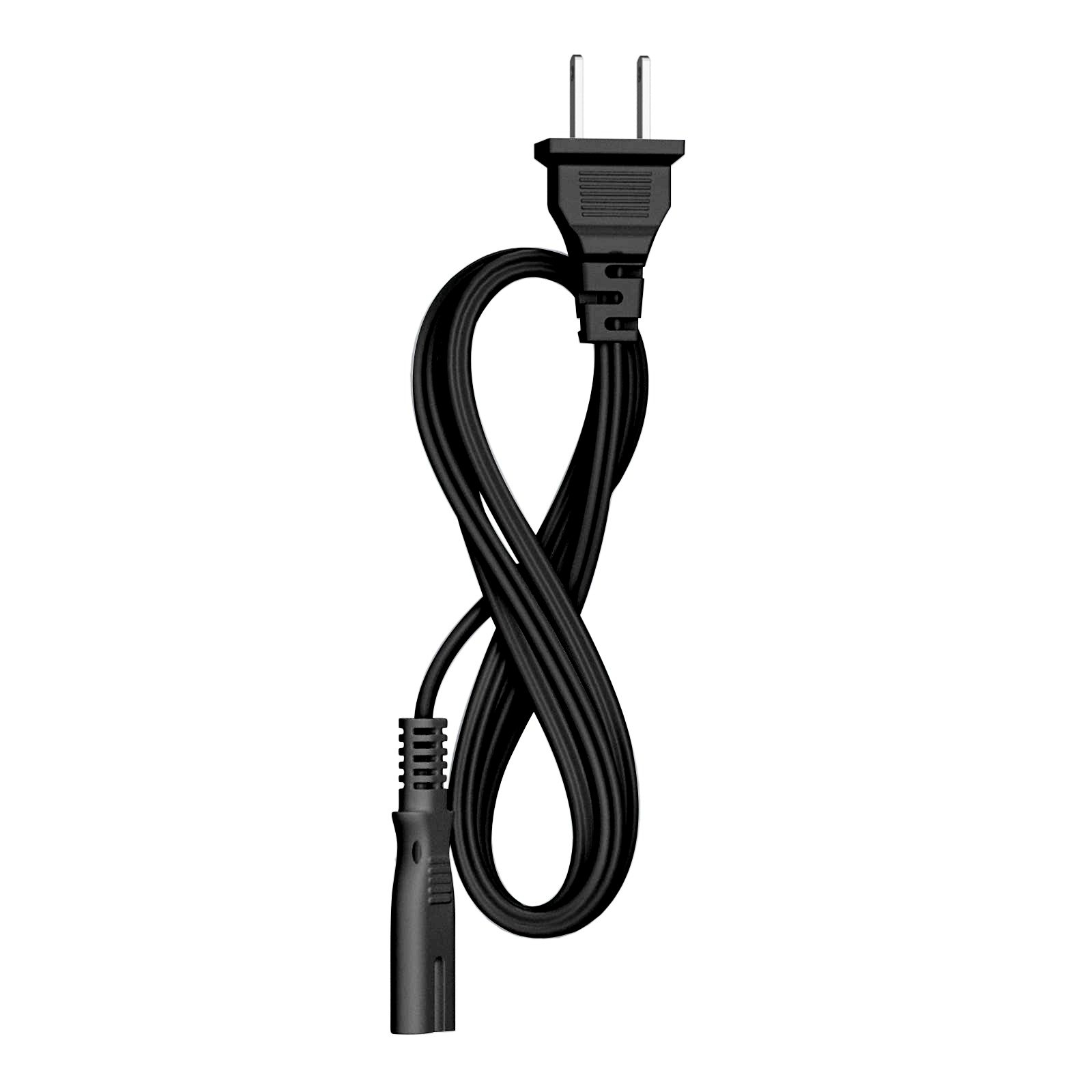 Cable de alimentación negro para VH1/VH2/VH3: cable de repuesto universal con enchufe de seguridad