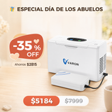 Concentrador de oxígeno portátil continuo VARON VL-2 Light de 3 l/min