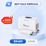 Concentrador de oxígeno portátil continuo VARON VL-2 Light de 3 l/min