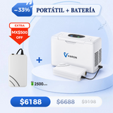 Concentrador de oxígeno portátil continuo VARON VL-2 Light de 3 l/min