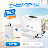 Concentrador de oxígeno portátil continuo VARON VL-2 Light de 3 l/min