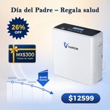 Concentrador de oxígeno portátil continuo VARON VP-6 | Caudal de  1-6 niveles (ajustable)