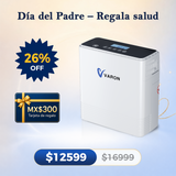 Concentrador de oxígeno portátil continuo VARON VP-6 | Caudal de  1-6 niveles (ajustable)
