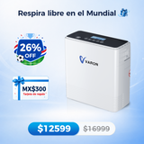 Concentrador de oxígeno portátil continuo VARON VP-6 | Caudal de  1-6 niveles (ajustable)