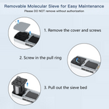 Concentrador de oxígeno VARON VP-8G, torre de tamiz molecular original