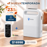 Concentrador de oxígeno portátil VARON VP-2 Pulse | 93 % de oxígeno, batería de larga duración