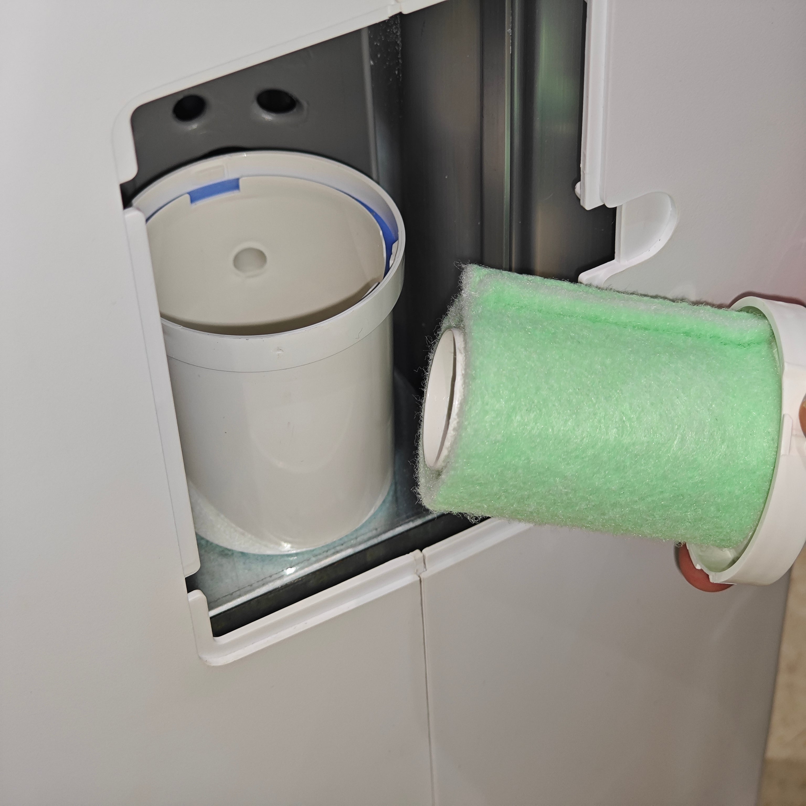 Juego de 5 filtros de algodón Serene (20 unidades) – Filtración de aire multicapa verde y negra
