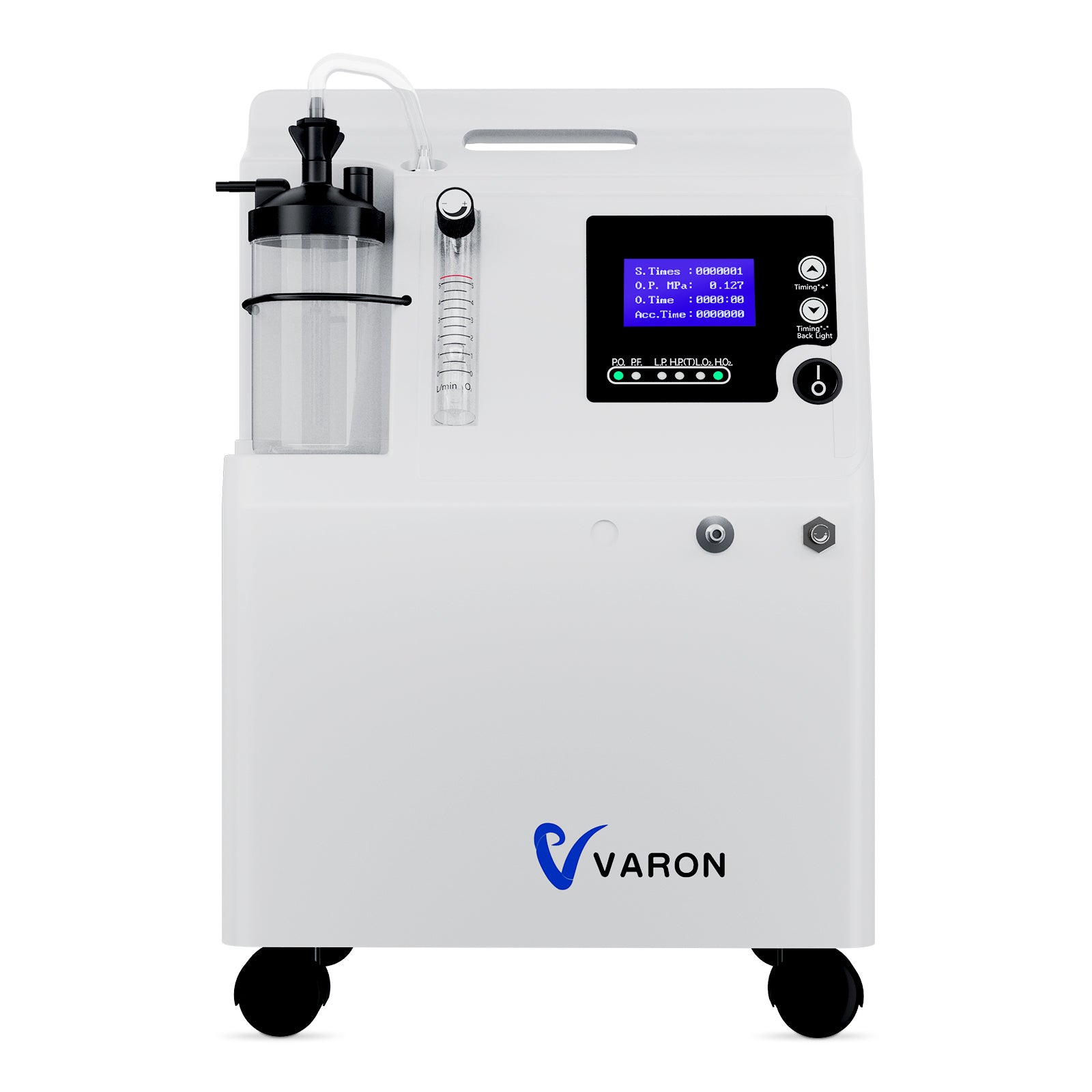 Concentrador de oxígeno continuo para el hogar VARON Serene 5, cuidado respiratorio integral, aprobado por la FDA