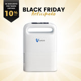 Concentrador de oxígeno portátil VARON VP-2 Pulse | 93 % de oxígeno, batería de larga duración
